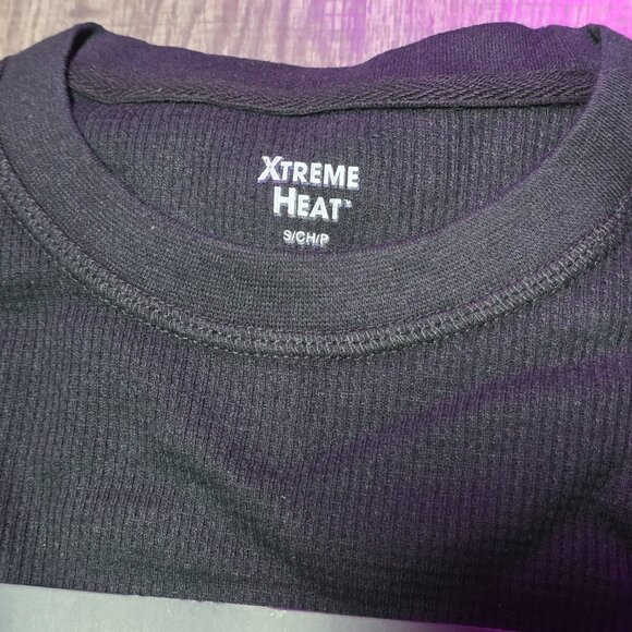 Xtreme Heat Mens Thermal Underwear Set Insulated Shirt & Long Johns, Black Small - Picture 2 of 4